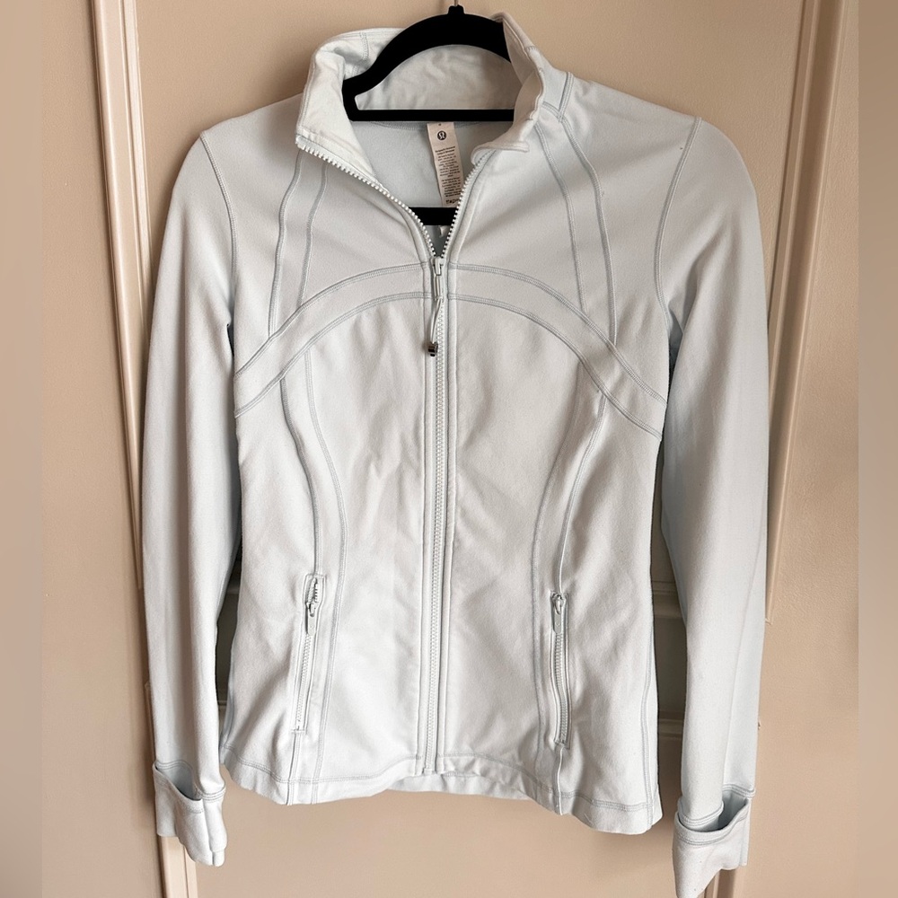 Lululemon Athletica Define Jacket Nulu in Light Blue Size 6